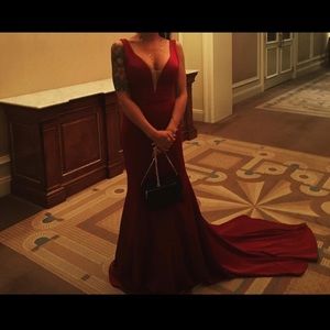 Shail K 3980 Timeless Star Mermaid Evening Gown